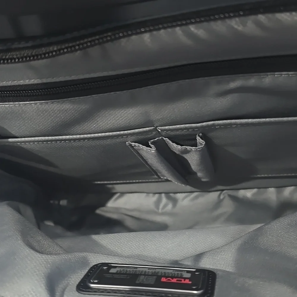 NWT ✅ TUMI LINKS TRAVEL BACKPACK PE & LEATHER CHARCOAL GREY / BLACK ✨NWT
